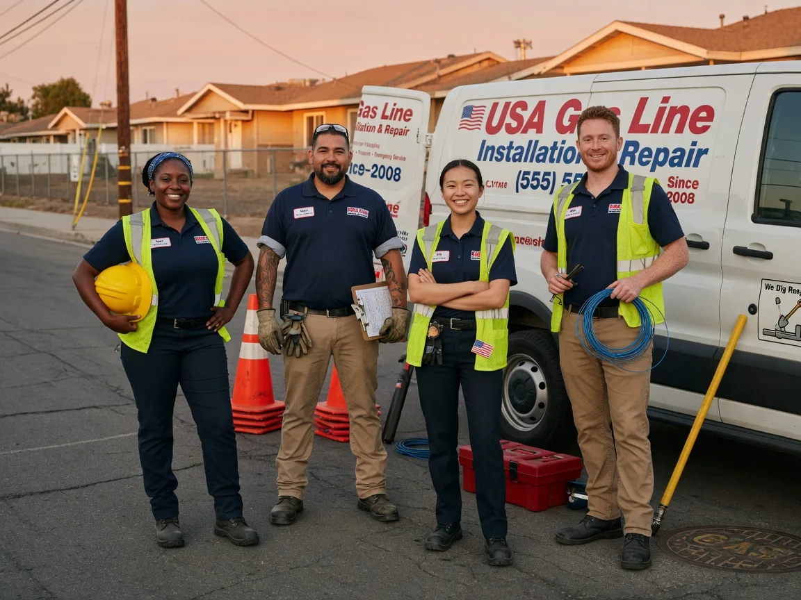 Gas Line Installation company in Hunters, WA